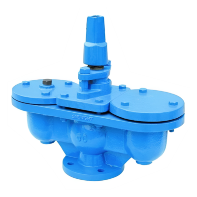 double air isolating valve